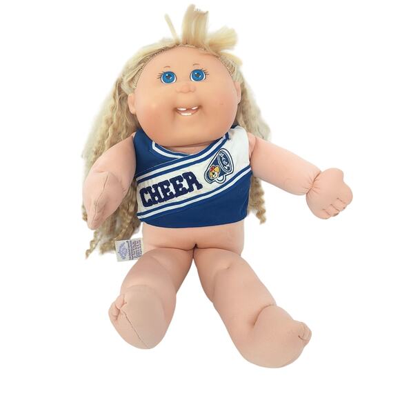 Cabbage Patch Kids Other - Cabbage Patch Kids Doll Blonde Hair Blue Eyes 20th Anniversary 83-03 vtg RARE